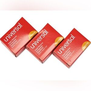 NEW - Universal 00700VP Jaw Style Staple Remover, Black, 3 per Pack (sealed)